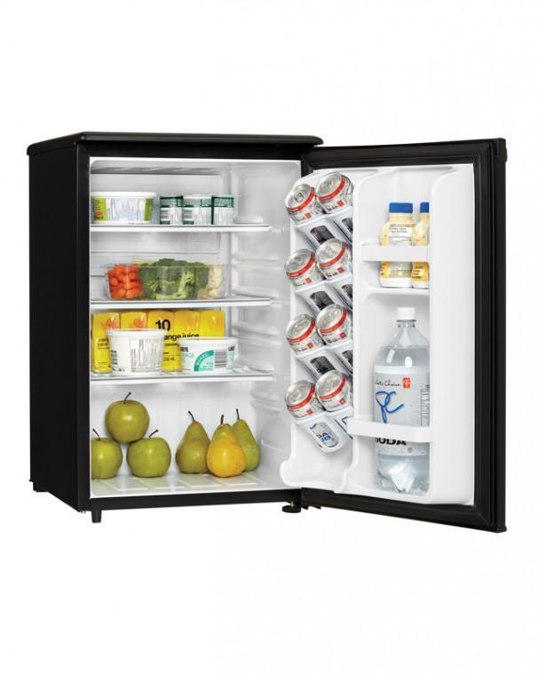 Danby - 17.72 Inch 2.6 cu. ft Mini Fridge Refrigerator in Black - DAR026A1BDD