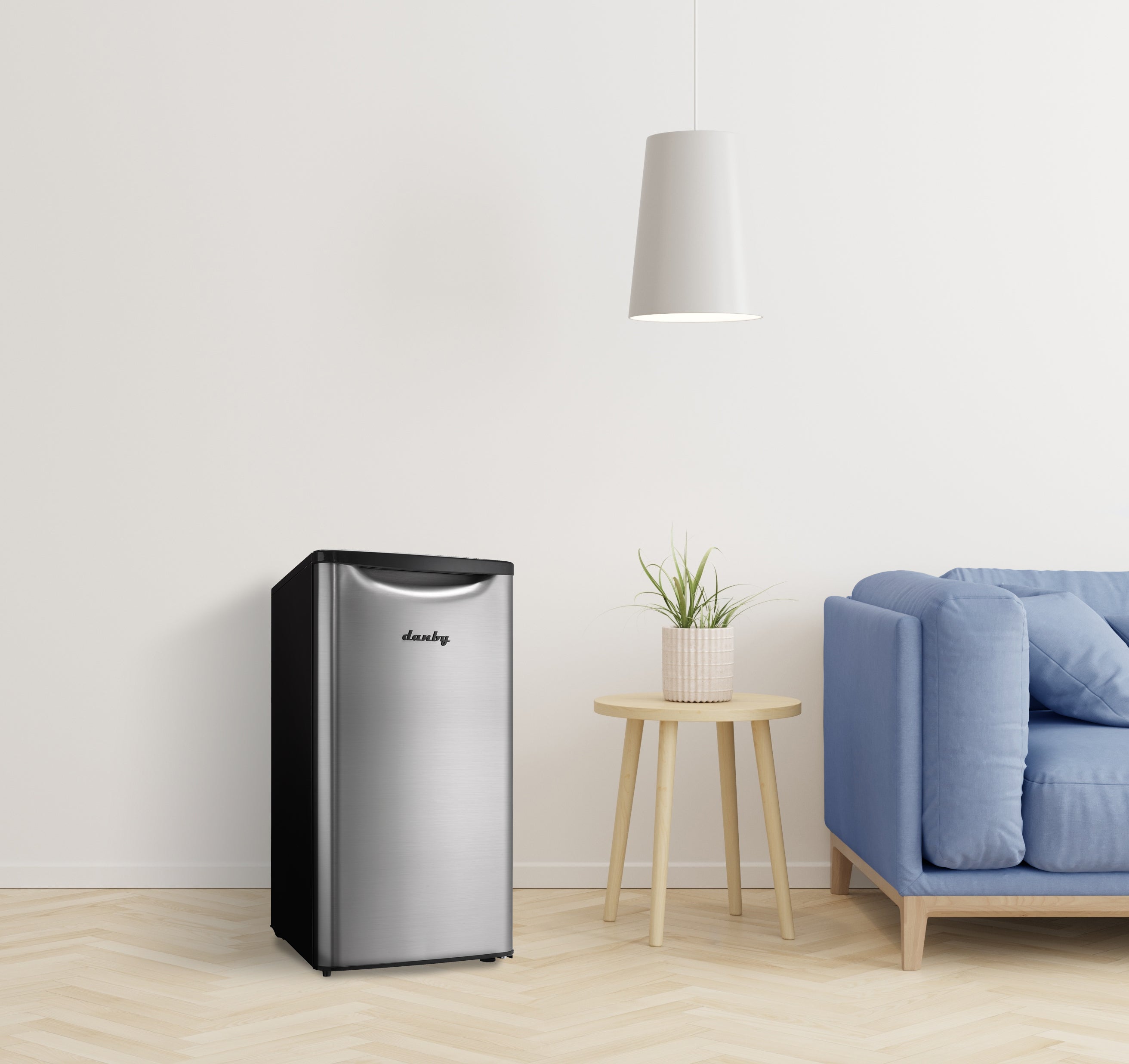 Danby - 17.7 Inch 3.3 cu. ft Mini Fridge Refrigerator in Black Stainless - DAR033A6BSLDB-6