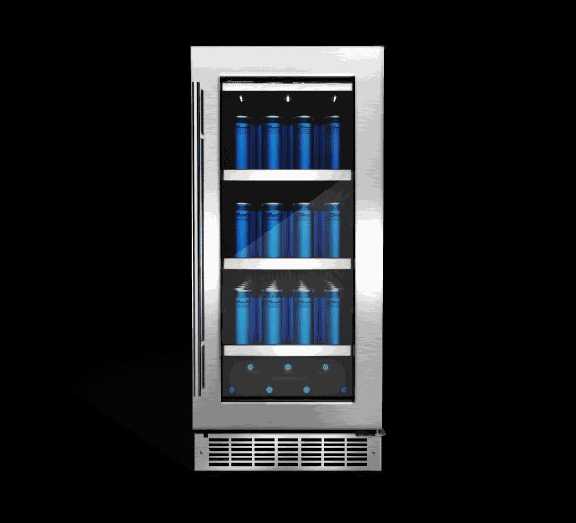 Silhouette - 14.96 Inch 3.1 cu. ft Built In / Integrated Refrigerator in Stainless - DBC031D1BSSPR