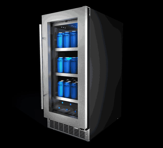 Silhouette - 14.96 Inch 3.1 cu. ft Built In / Integrated Refrigerator in Stainless - DBC031D1BSSPR