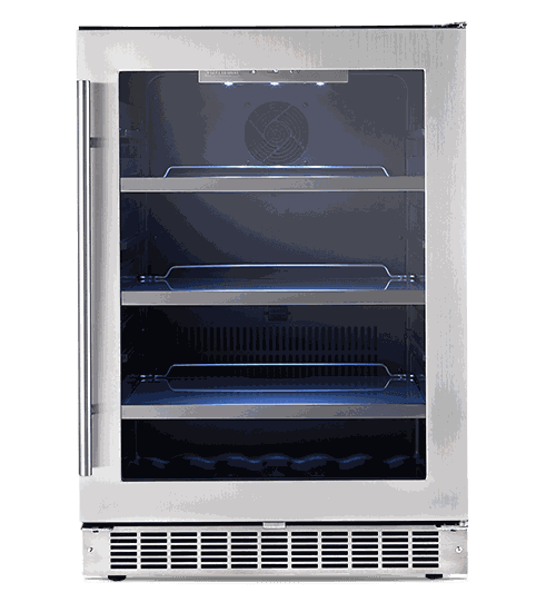 Silhouette - 23.82 Inch 5.3 cu. ft Built In / Integrated Refrigerator in Stainless - DBC056D2BSSPR