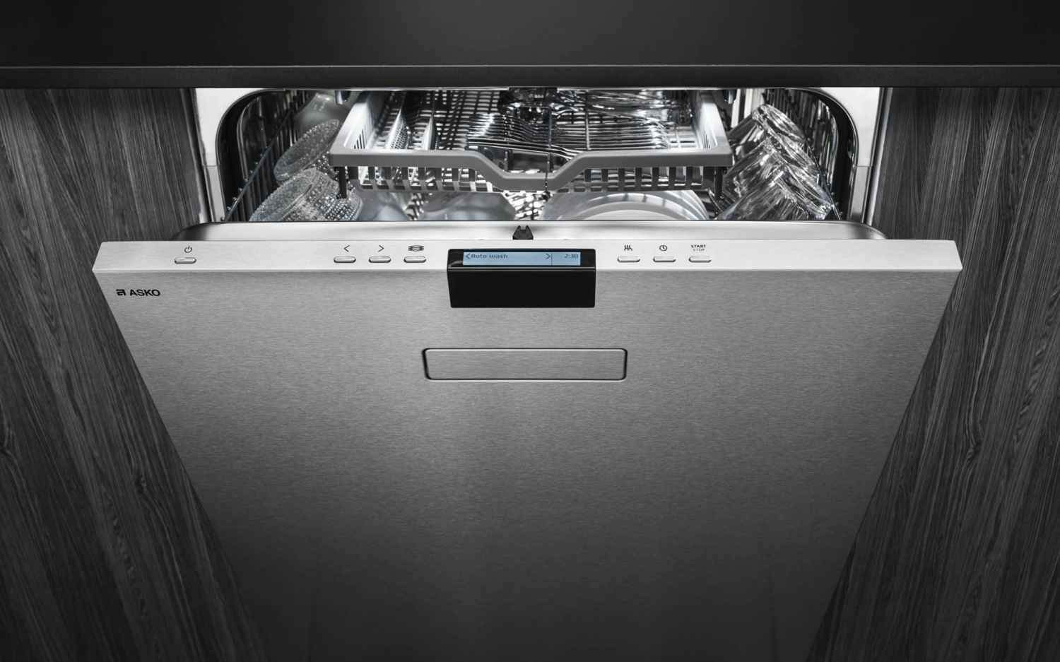 Asko - 40 dBA Built In Dishwasher in Stainless - DBI664THXXLS