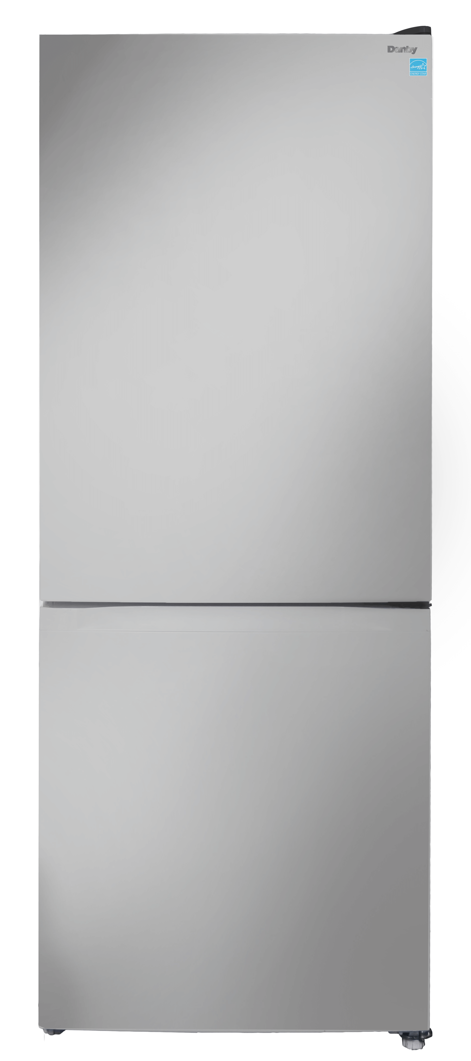 Danby - 23.44 Inch 10 cu. ft Bottom Mount Refrigerator in Stainless - DBMF100C1SLDB