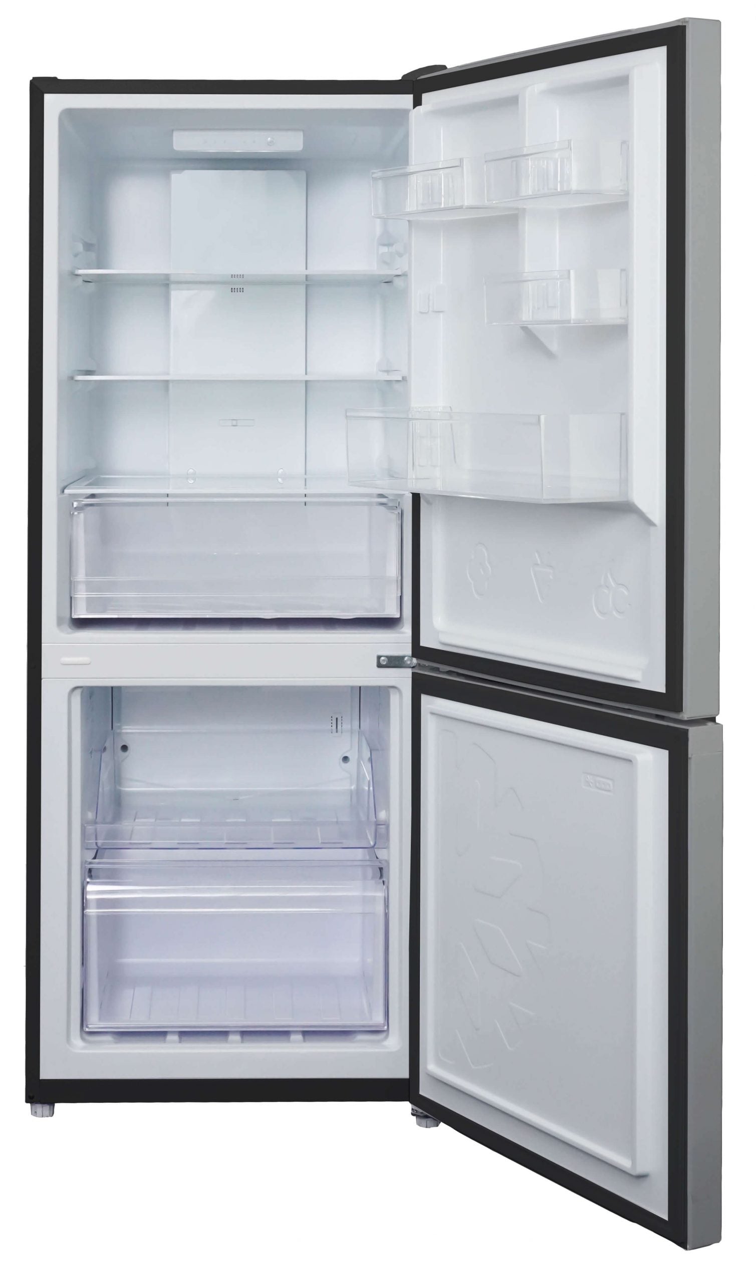 Danby - 23.44 Inch 10 cu. ft Bottom Mount Refrigerator in Stainless - DBMF100C1SLDB