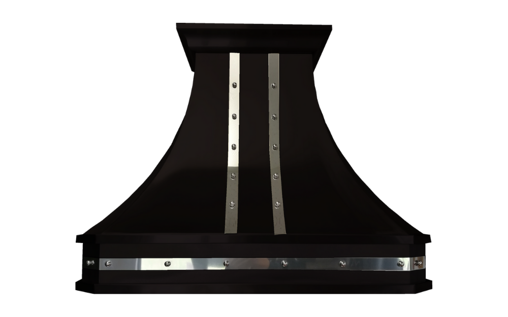 Cyclone - 41.75 Inch 600 CFM Wall Mount and Chimney Range Vent in Black - DCB40642MBC