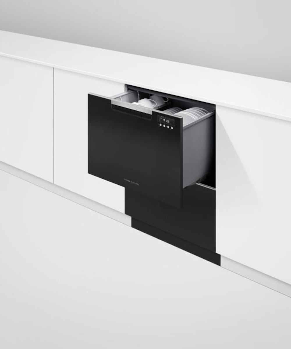 Fisher & Paykel - 42 dBA Dish Drawer Dishwasher in Black - DD24DCTB9 N