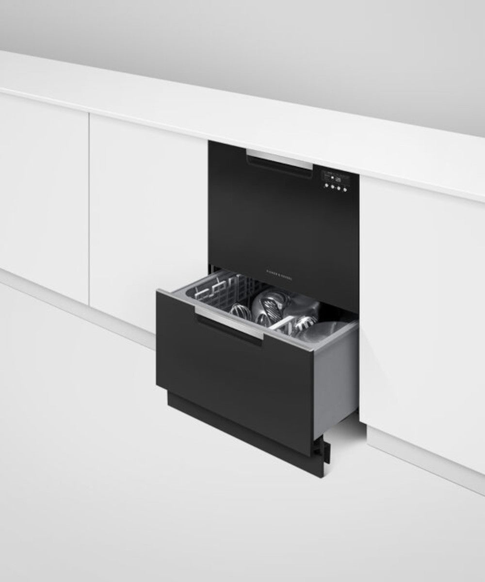 Fisher & Paykel - 42 dBA Dish Drawer Dishwasher in Black - DD24DCTB9 N