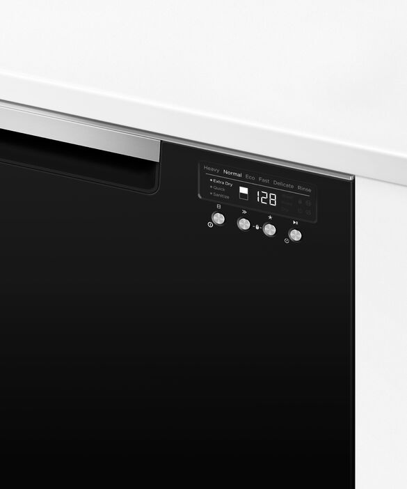 Fisher & Paykel - 42 dBA Dish Drawer Dishwasher in Black - DD24DCTB9 N