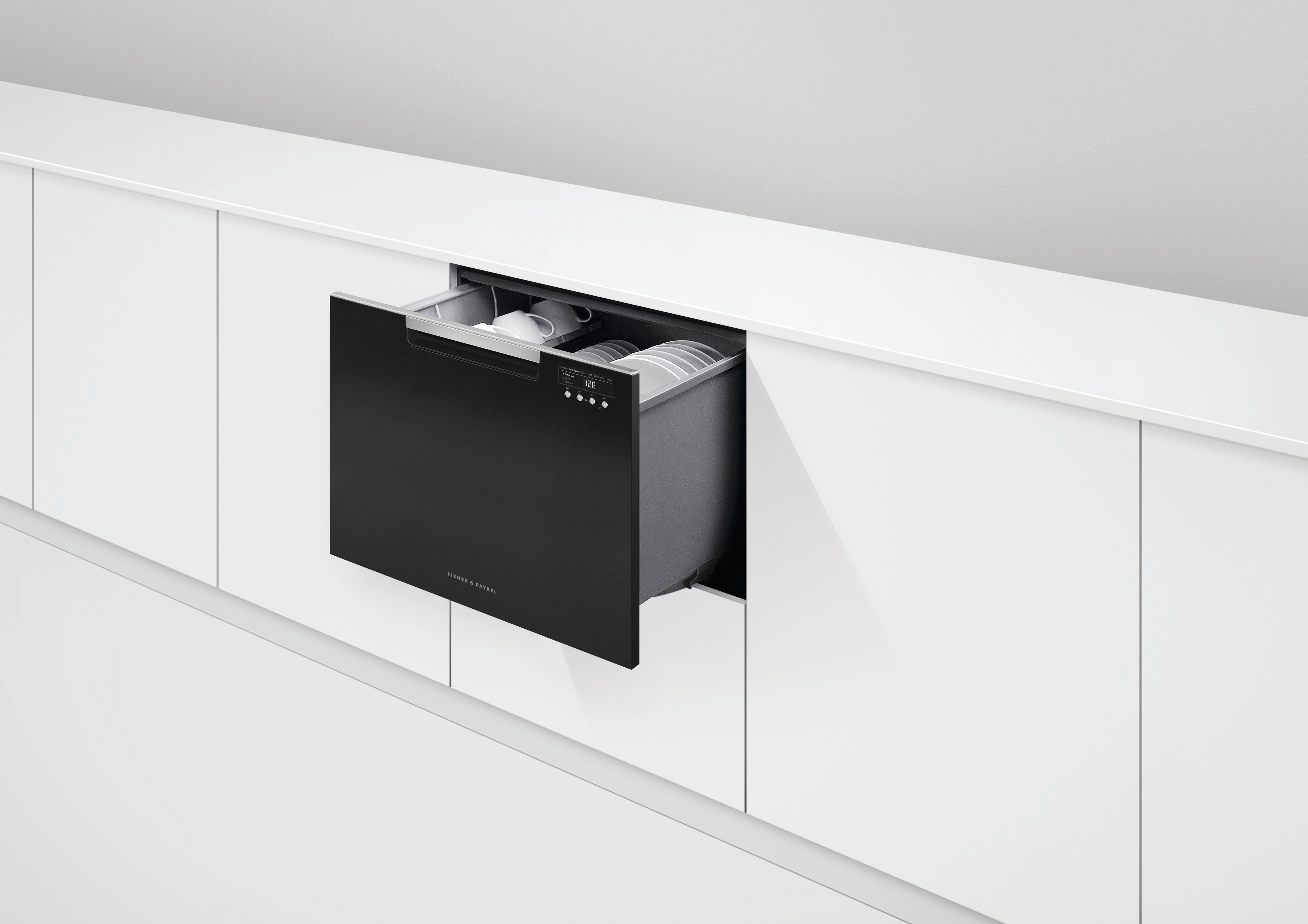 Fisher Paykel - 42 dBA Dish Drawer Dishwasher in Black - DD24SCTB9 N