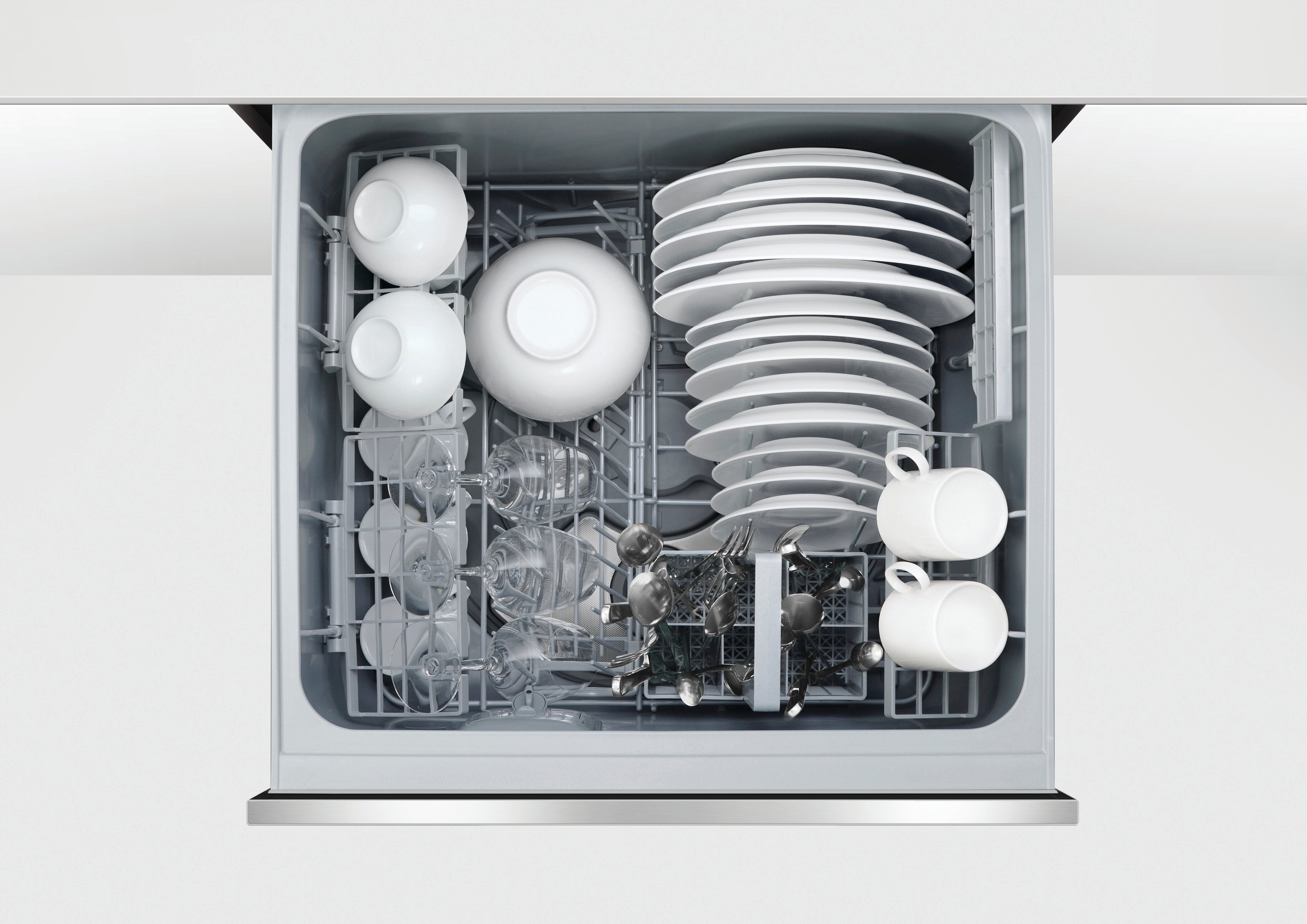 Fisher Paykel - 42 dBA Dish Drawer Dishwasher in White - DD24SCTW9 N