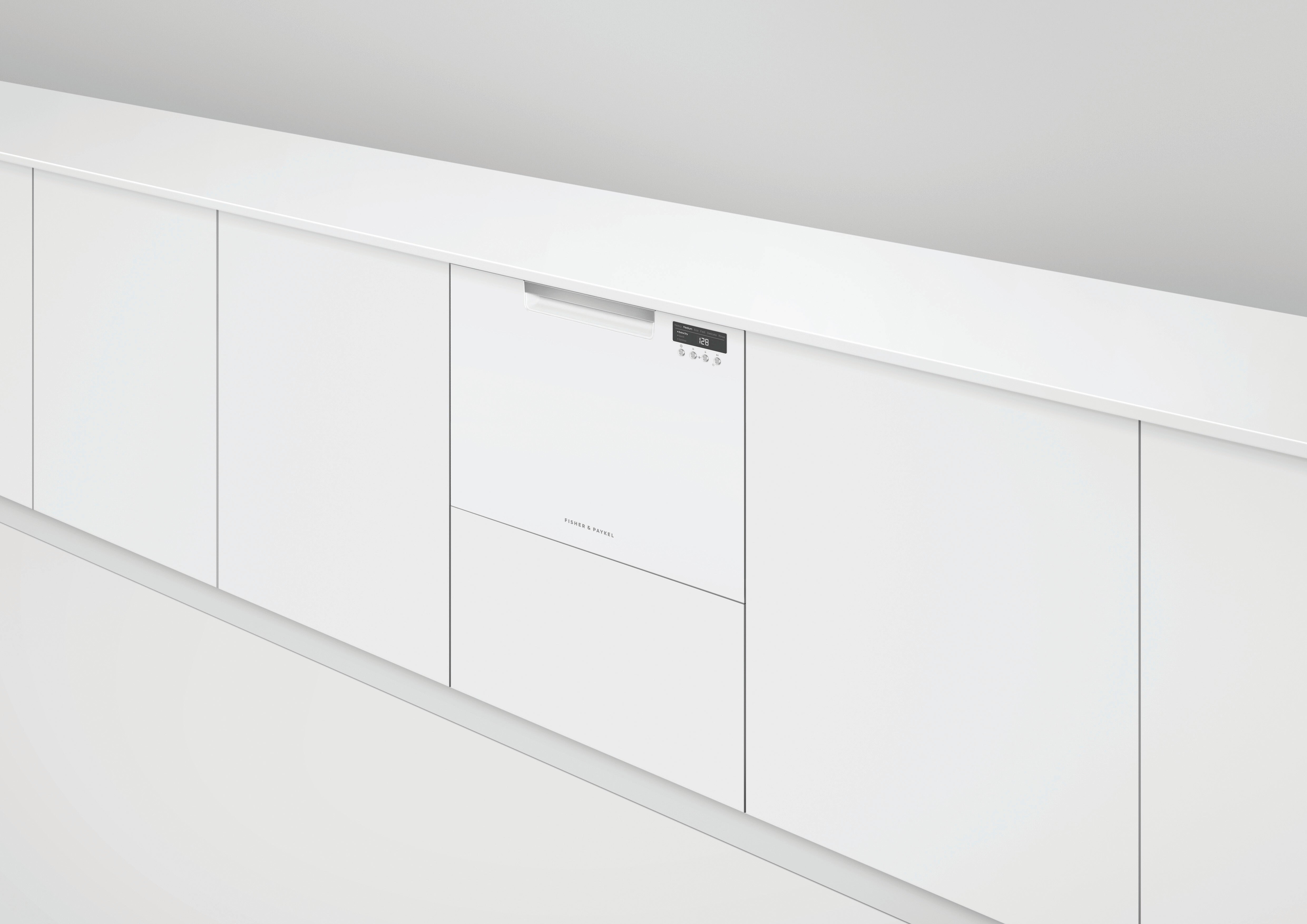 Fisher Paykel - 42 dBA Dish Drawer Dishwasher in White - DD24SCTW9 N