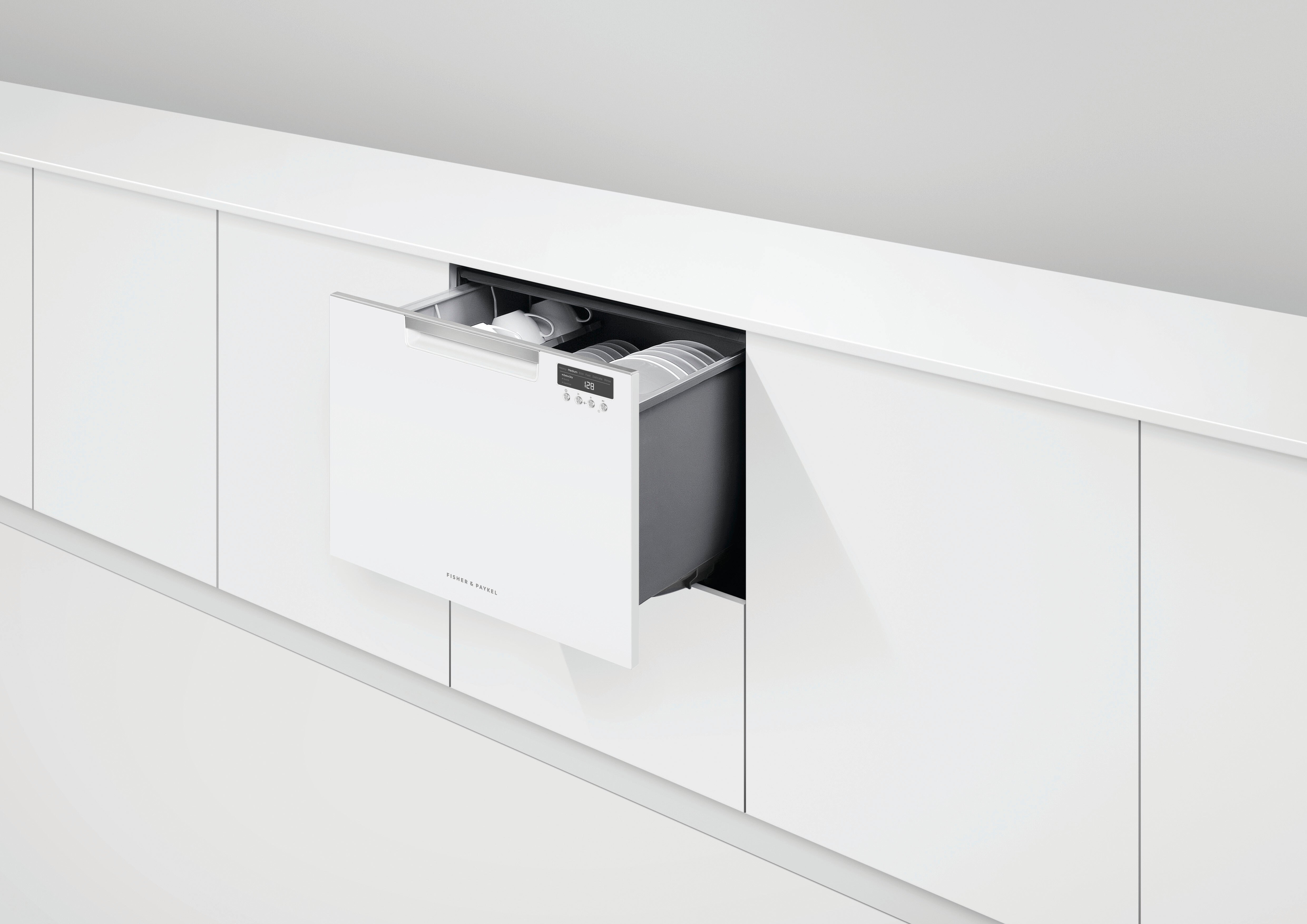 Fisher Paykel - 42 dBA Dish Drawer Dishwasher in White - DD24SCTW9 N