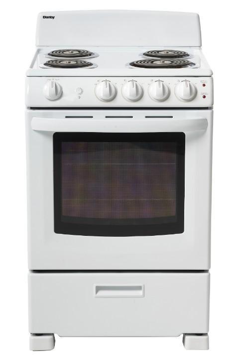 Danby - 2.9 cu. ft Electric Range in White - DER244WC