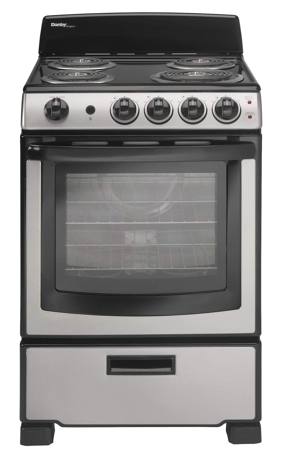 Danby - 2.9 cu. ft Electric Range in Stainless - DER245BSSC