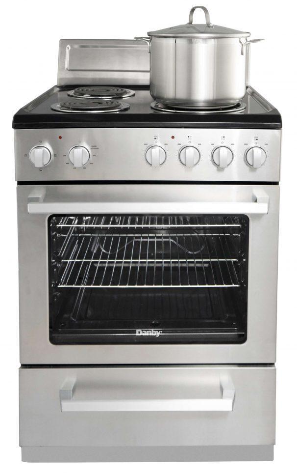Danby - 2.5 cu. ft Electric Range in Stainless - DERM240BSSC