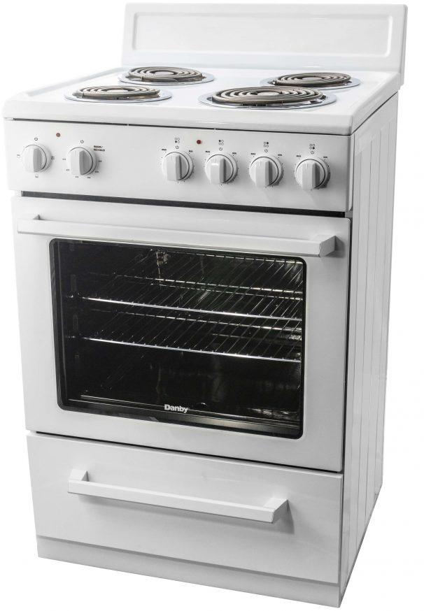 Danby - 2.5 cu. ft Electric Range in White - DERM240WC