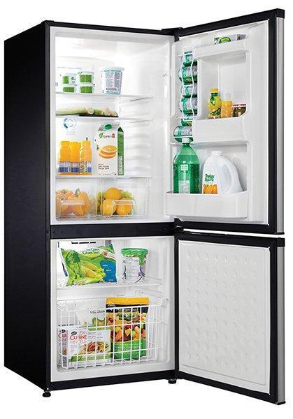 Danby - 23.8125 Inch 9.2 cu. ft Bottom Mount Refrigerator in Stainless - DFF092C1BSLDB