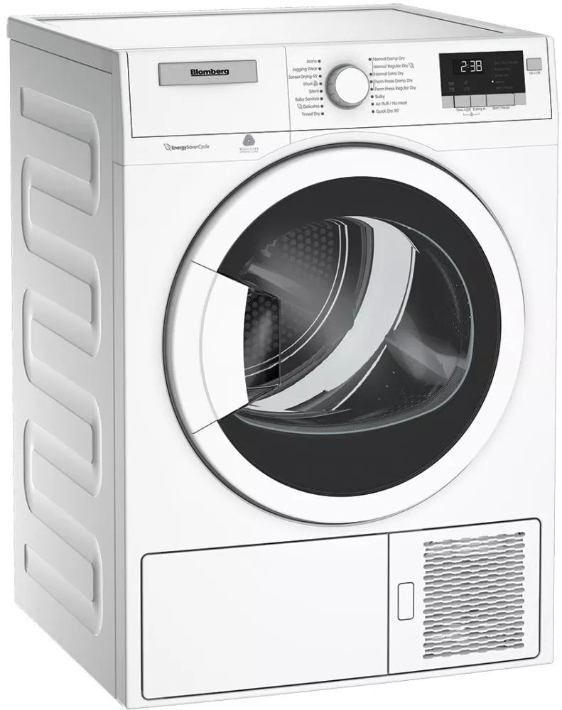 Blomberg - 4.1 cu. Ft Electric Dryer in White - DHP24400W