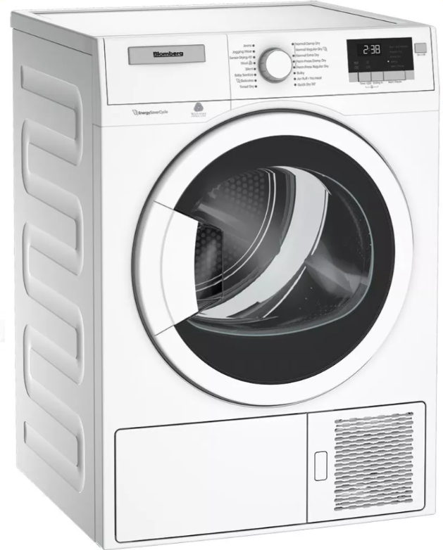 Blomberg - 4.1 Ft Compact Dryer in White - DHP24404W