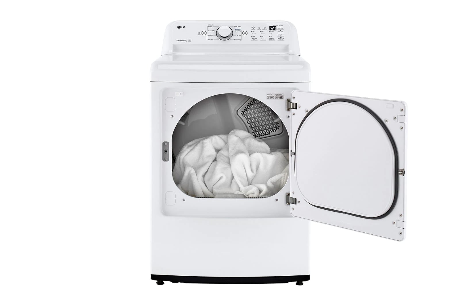 LG - 7.3 cu. Ft Electric Dryer in White - DLE7005W