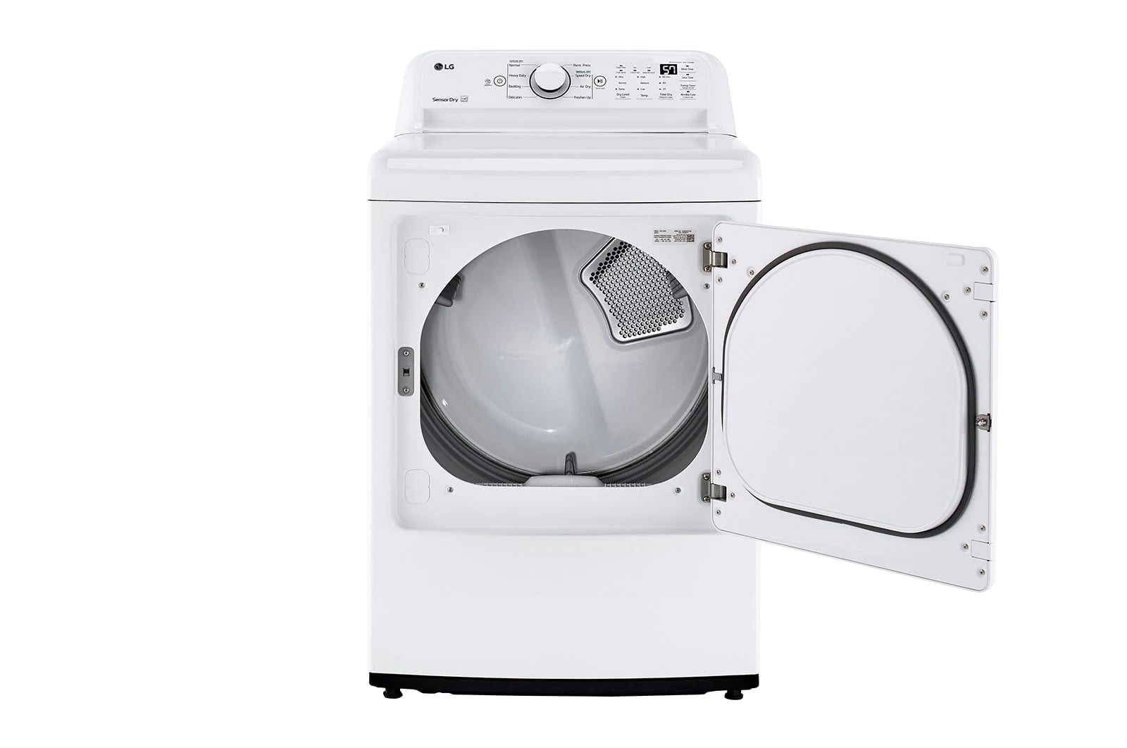 LG - 7.3 cu. Ft Electric Dryer in White - DLE7005W