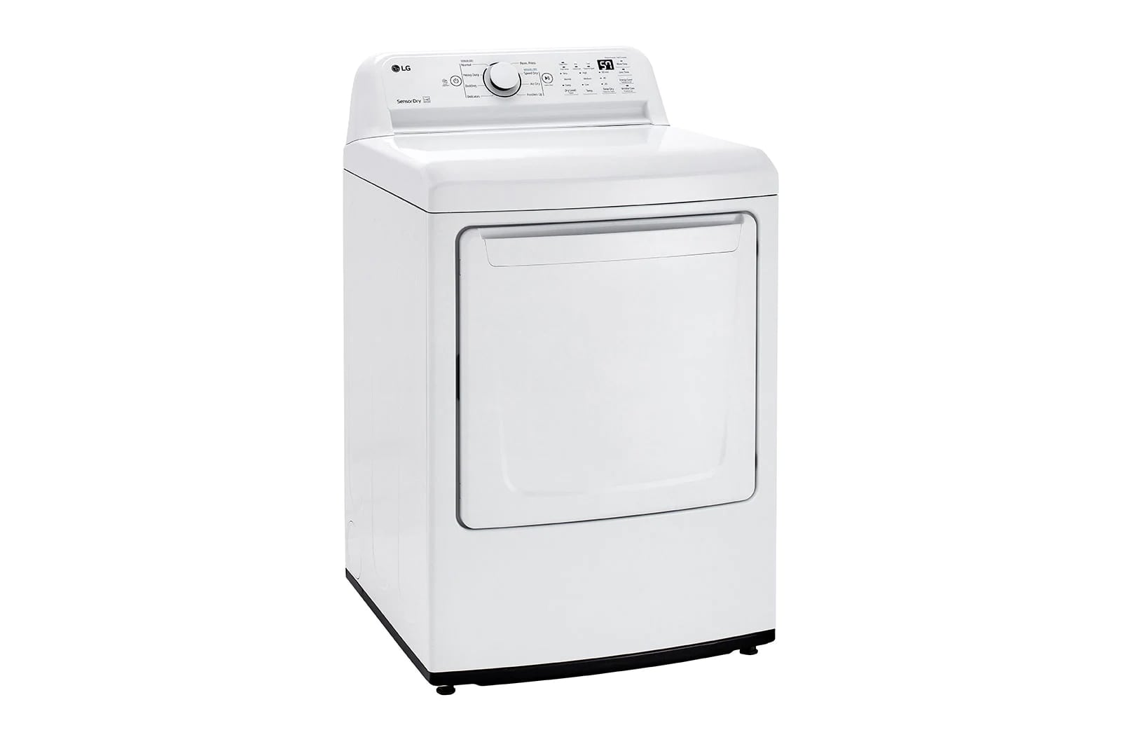 LG - 7.3 cu. Ft Electric Dryer in White - DLE7005W