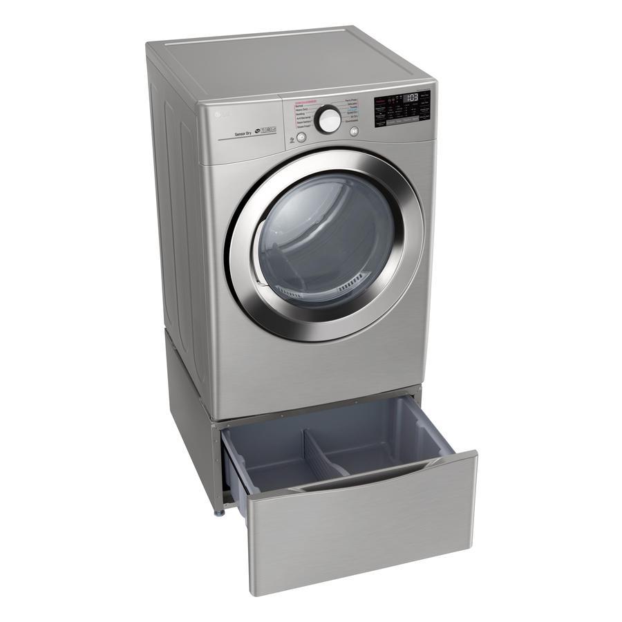 LG - 7.4 cu. Ft Electric Dryer in Stainless - DLEX3700V