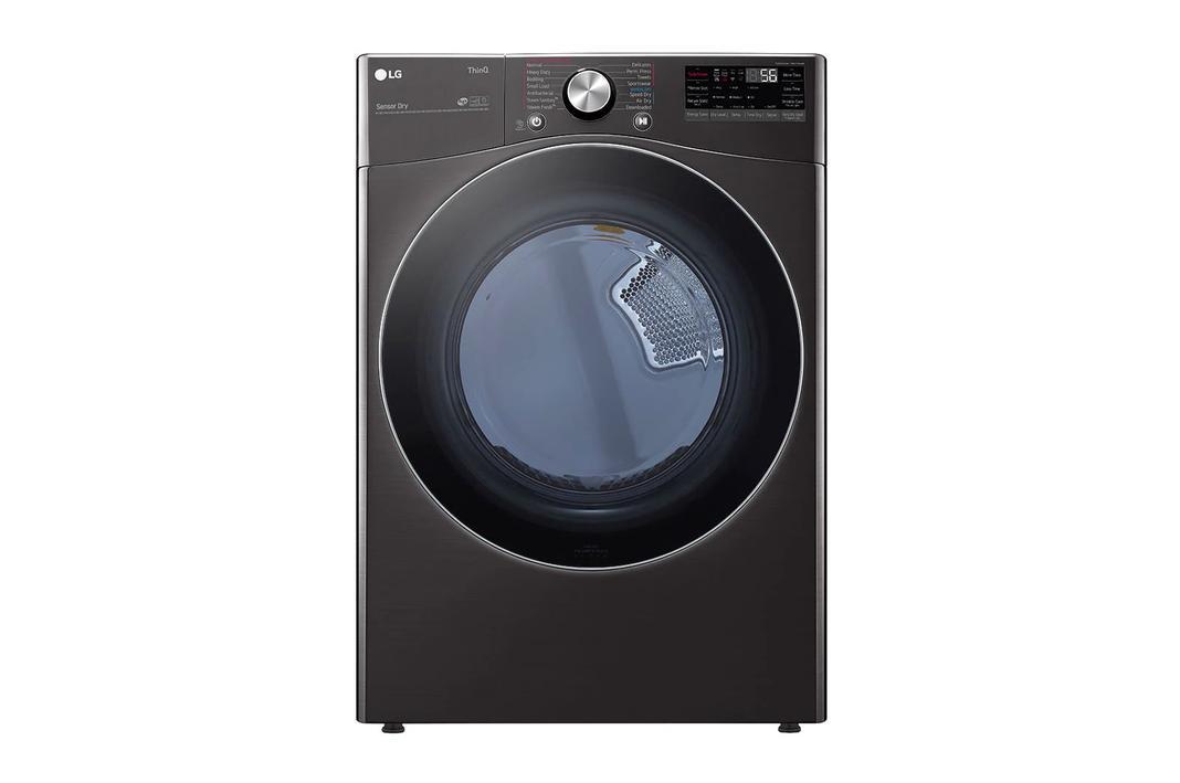 LG - 7.4 cu. Ft Electric Dryer in Black Stainless - DLEX4200B