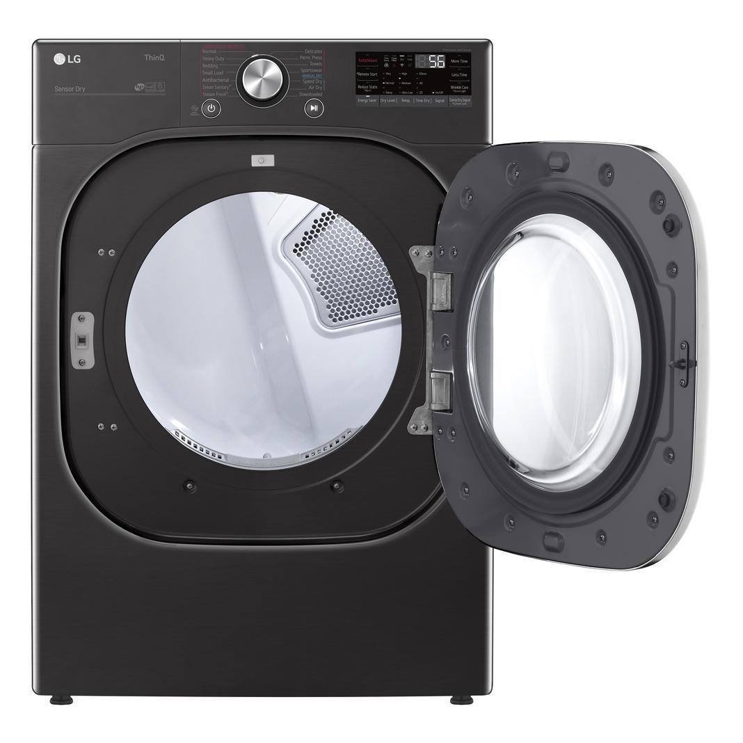LG - 7.4 cu. Ft Electric Dryer in Black Stainless - DLEX4500B