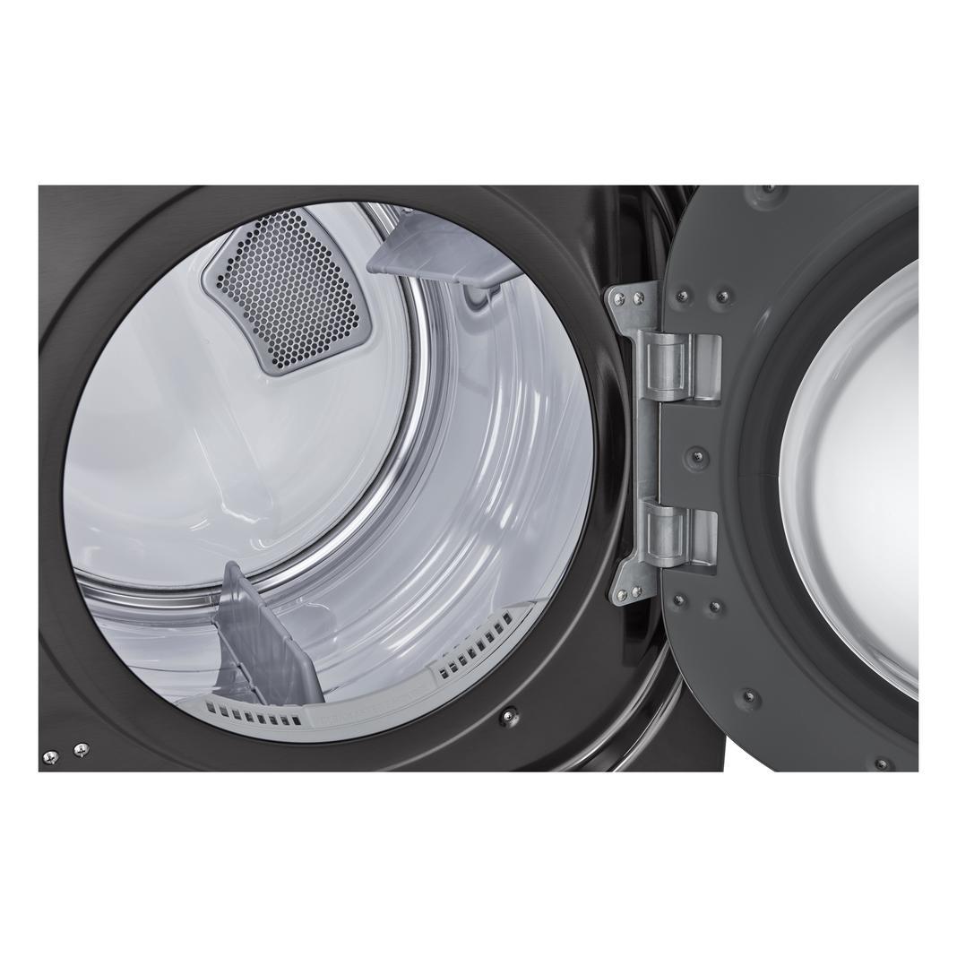 LG - 7.4 cu. Ft Electric Dryer in Black Stainless - DLEX4500B