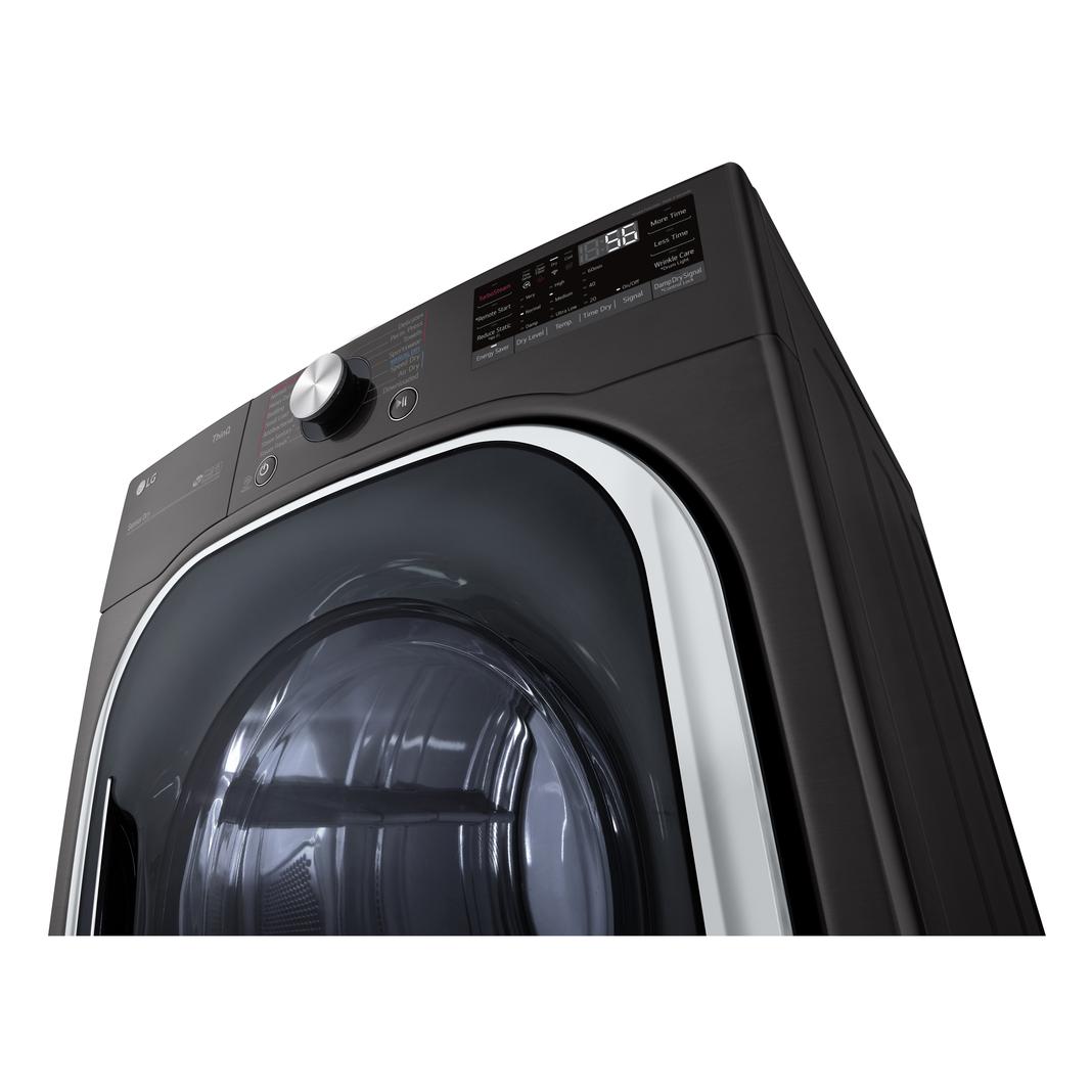 LG - 7.4 cu. Ft Electric Dryer in Black Stainless - DLEX4500B