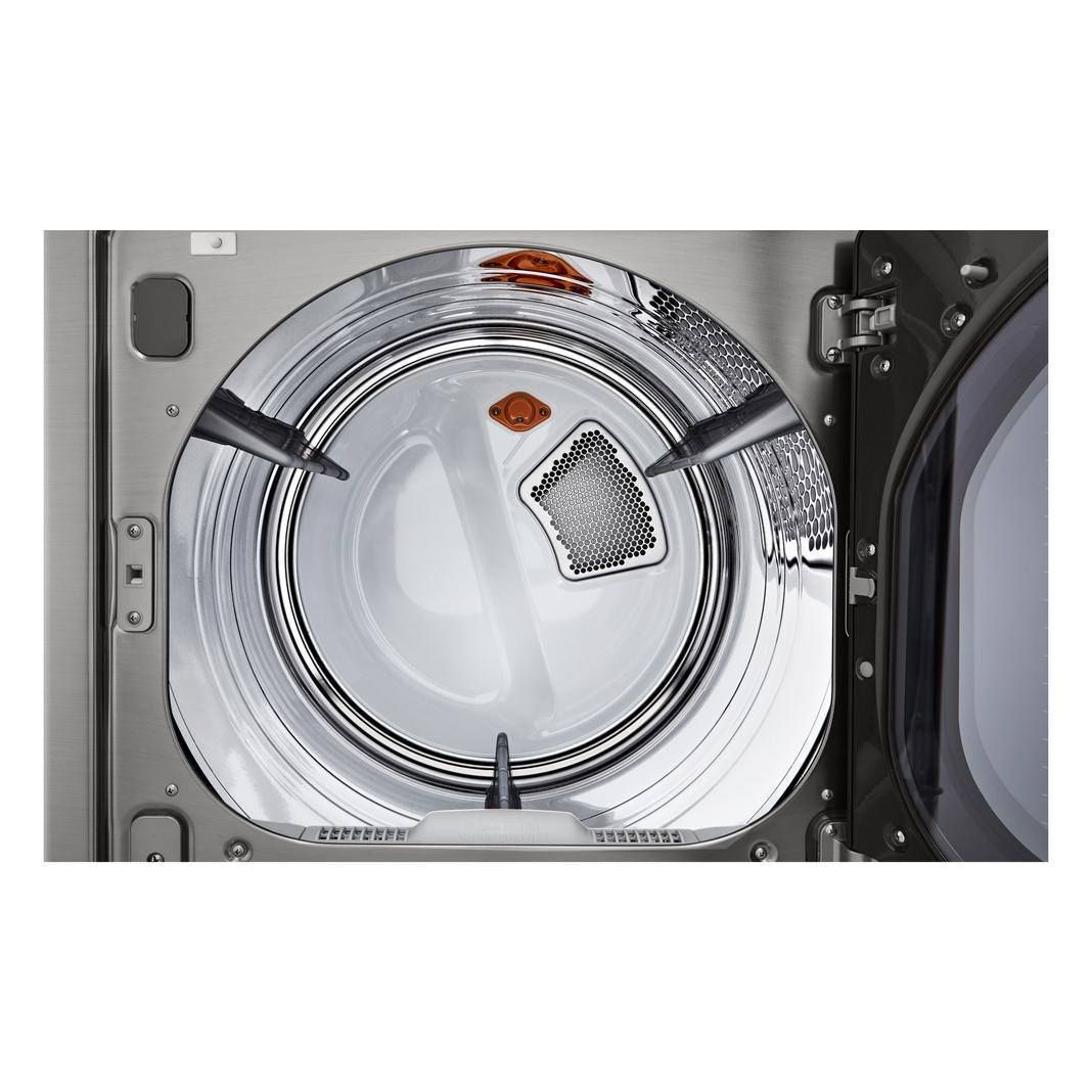 LG - 7.3 cu. Ft Electric Dryer in Stainless - DLEX7900VE