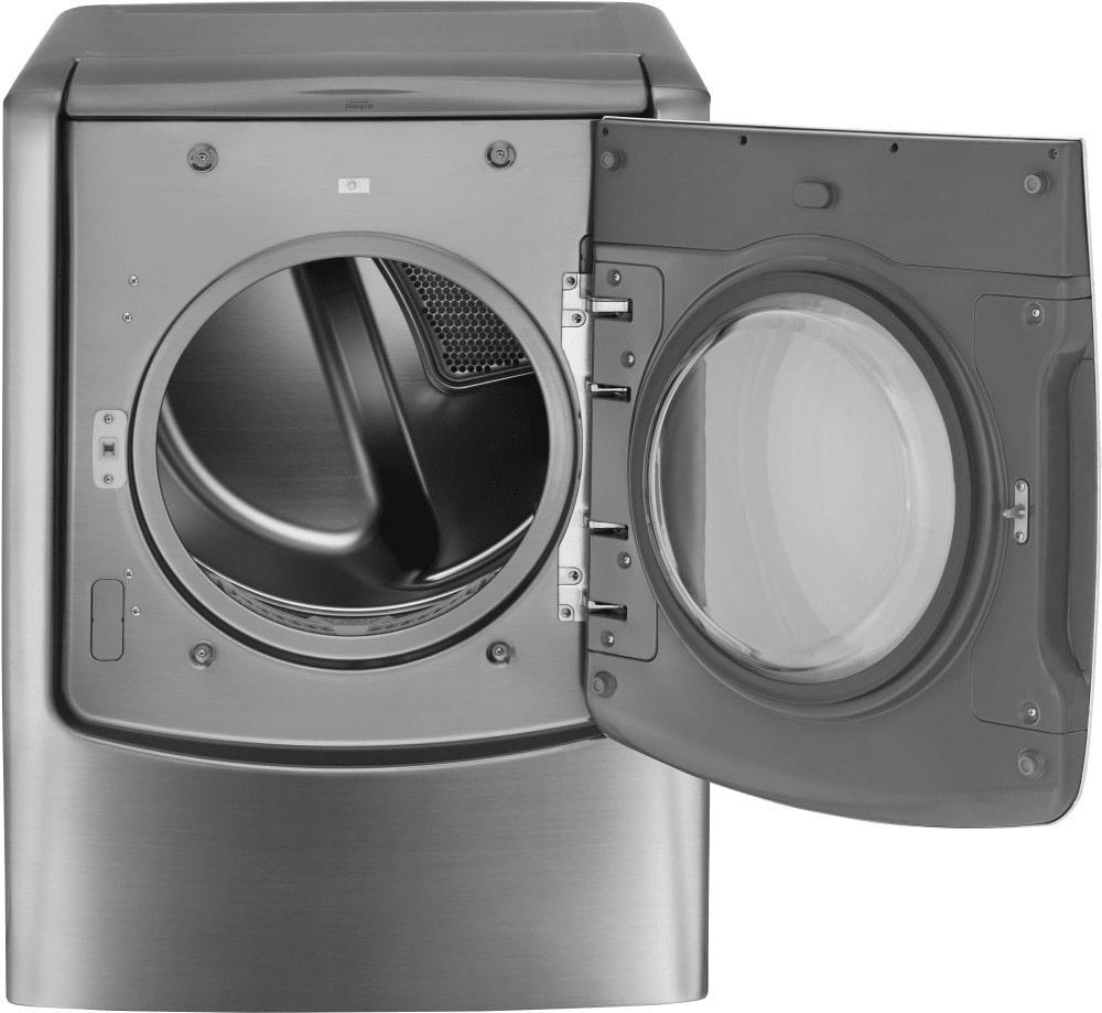 LG - 9 cu. Ft Electric Dryer in Stainless - DLEX9000V