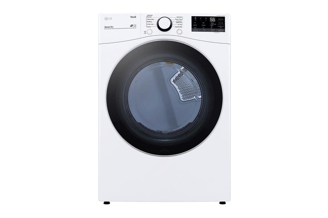 LG - 7.4 cu. Ft Gas Dryer in White - DLG3601W