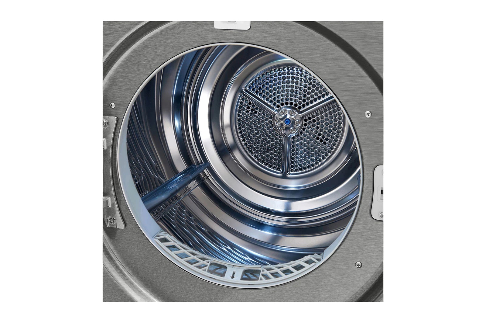 LG - 4.2 cu. Ft Electric Dryer in Grey - DLHC1455P