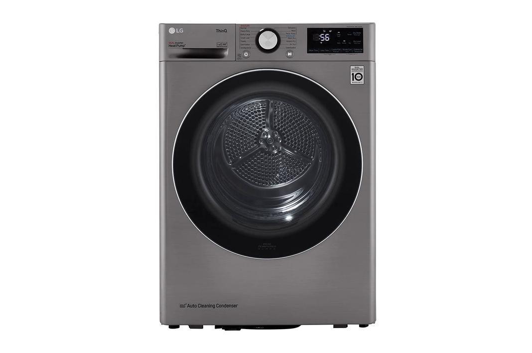 LG - 4.2 cu. Ft Electric Dryer in Grey - DLHC1455V