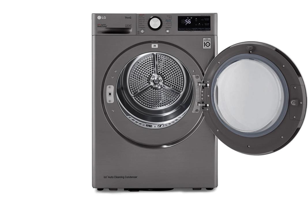 LG - 4.2 cu. Ft Electric Dryer in Grey - DLHC1455V
