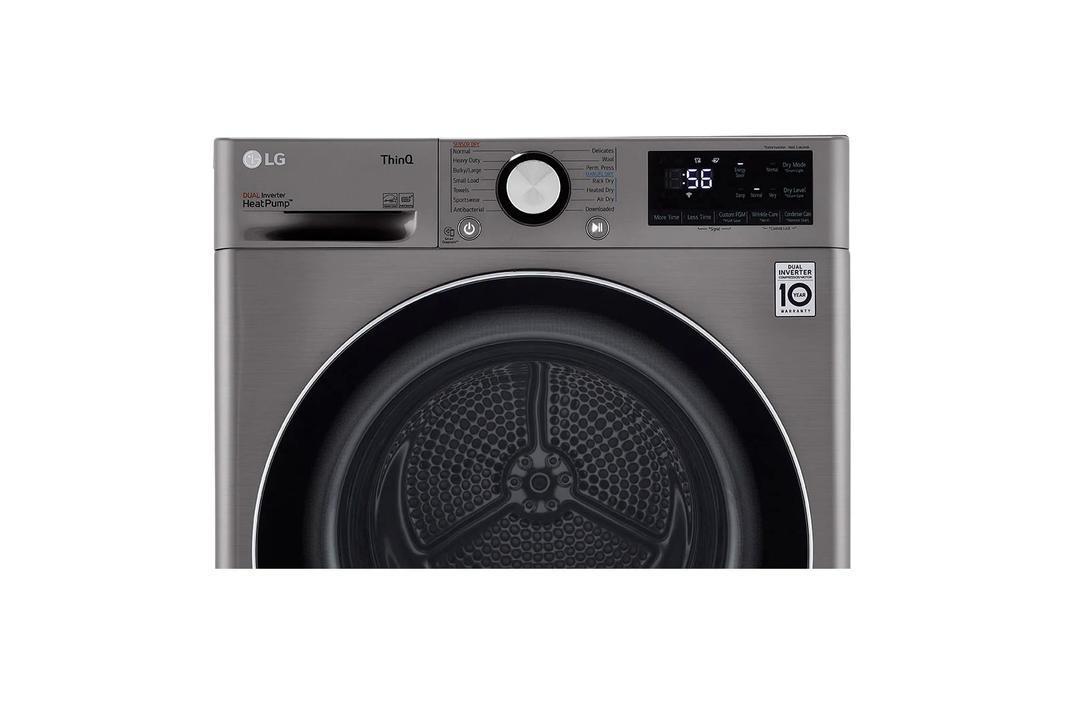 LG - 4.2 cu. Ft Electric Dryer in Grey - DLHC1455V