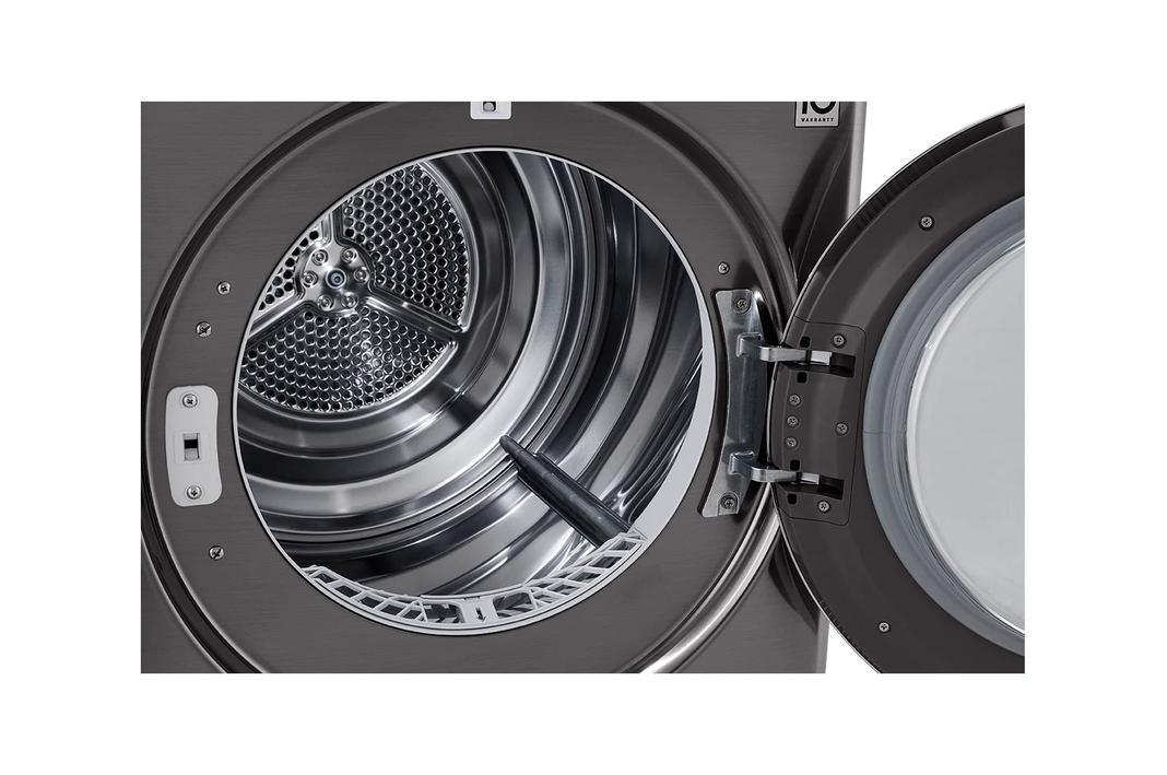 LG - 4.2 cu. Ft Electric Dryer in Grey - DLHC1455V