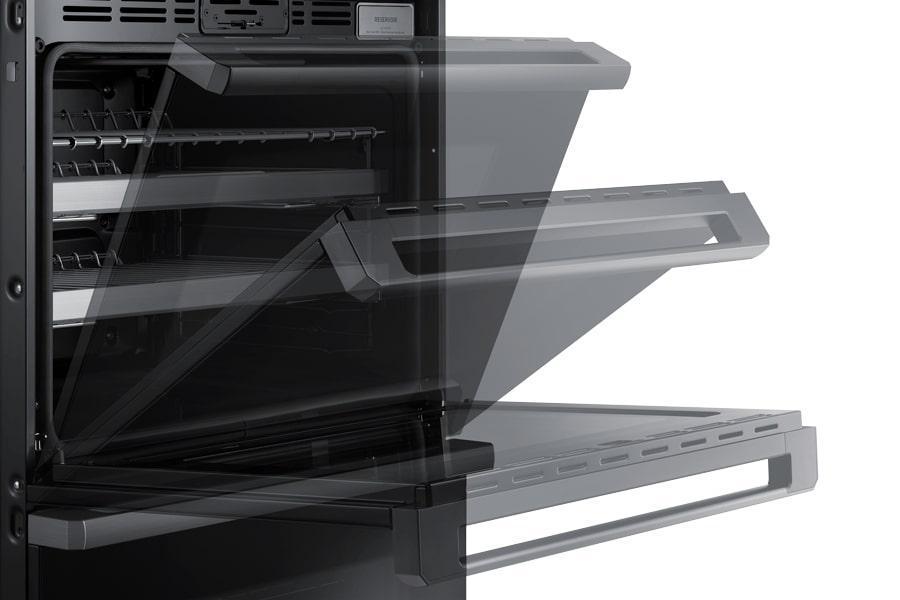 Dacor - 9.6 cu. ft Double Wall Oven in Black Stainless - DOB30M977DM