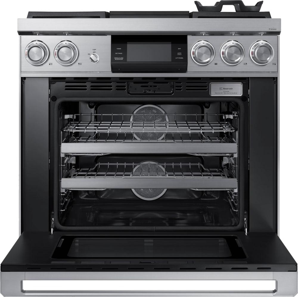 Dacor - 4.8 cu. ft Dual Fuel Range in Stainless - DOP36M94DPS