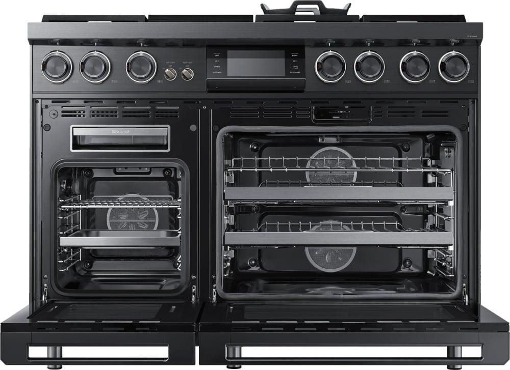 Dacor - 6.6 cu. ft Dual Fuel Range in Black Stainless - DOP48M96DPM