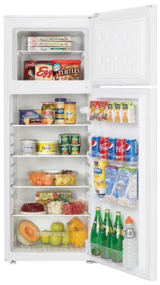 Danby - 21.4375 Inch 7.3 cu. ft Top Mount Refrigerator in White - DPF073C2WDB
