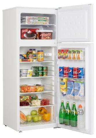 Danby - 21.4375 Inch 7.3 cu. ft Top Mount Refrigerator in White - DPF073C2WDB