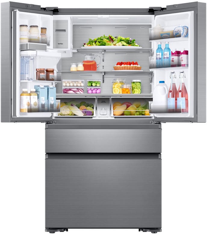 Dacor - 35.8 Inch 22.6 cu. ft French Door Refrigerator in Stainless - DRF36C000SR