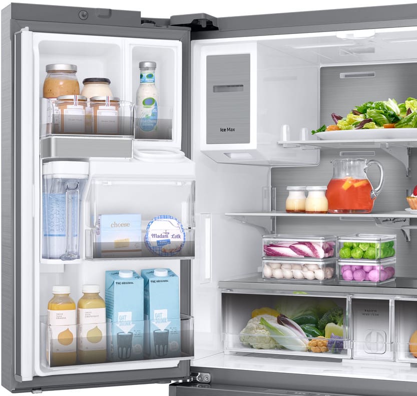 Dacor - 35.8 Inch 22.6 cu. ft French Door Refrigerator in Stainless - DRF36C000SR