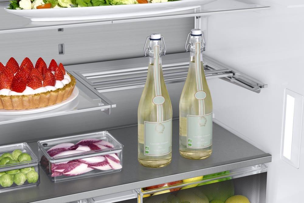 Dacor - 35.8 Inch 22.6 cu. ft French Door Refrigerator in Stainless - DRF36C000SR