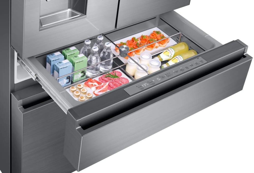 Dacor - 35.8 Inch 22.6 cu. ft French Door Refrigerator in Stainless - DRF36C000SR