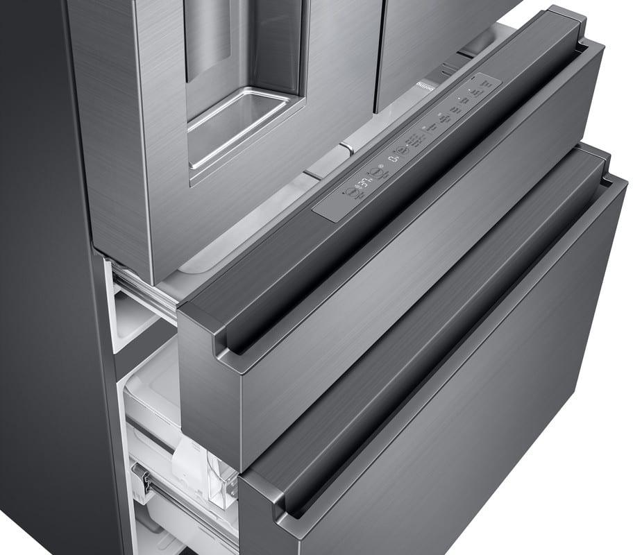 Dacor - 35.8 Inch 22.6 cu. ft French Door Refrigerator in Stainless - DRF36C000SR