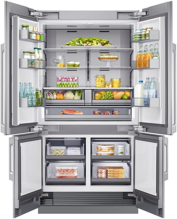 Dacor - 41.75 Inch 23.5 cu. ft Built In / Integrated 4 Door Refrigerator in Panel Ready - DRF425300AP